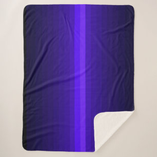 Lila Streifen Sherpa Blanket Sherpadecke
