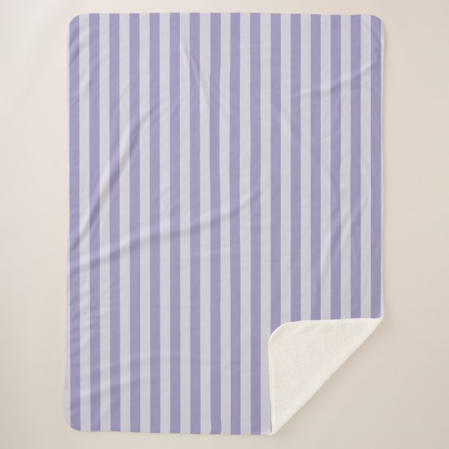 Lila Streifen Sherpadecke (Vorderseite)