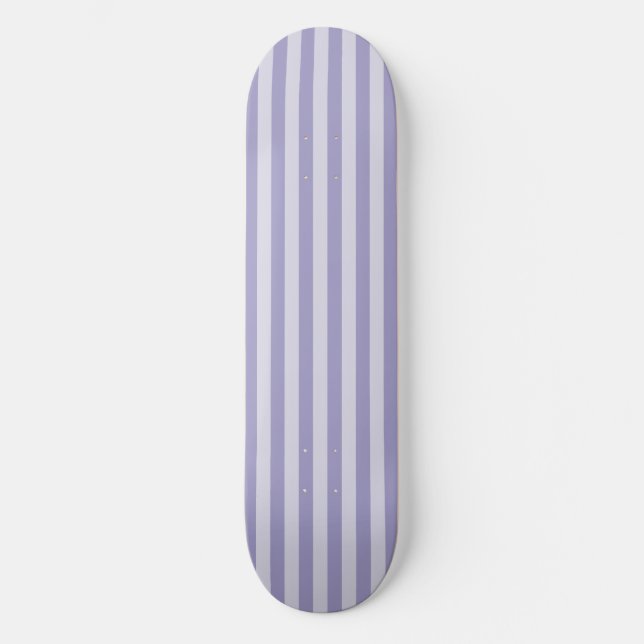 Lila Streifen Skateboard (Vorderseite)