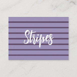 Lila Streifen Visitenkarte