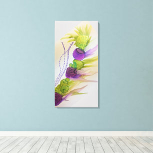 Lila Strikes 16” x 32” Leinwanddruck