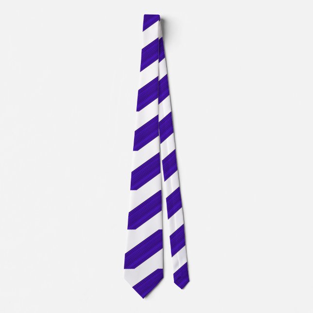 Lila Stripey Necktie Krawatte (Vorderseite)