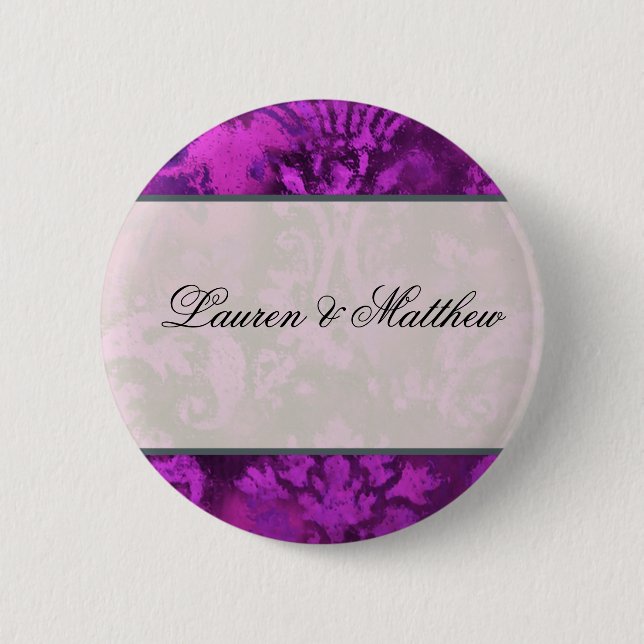 Lila Strudel Button (Vorderseite)