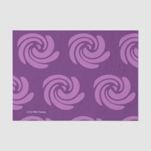 Lila Strudel-Seidenpapier Seidenpapier
