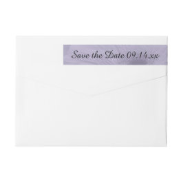 Lila, stumpfe Daisy Wedding Save the Date