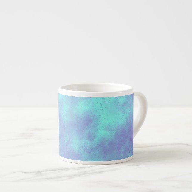 Lila Sturmwolkeneffekt Espressotasse (Vorderseite Rechts)