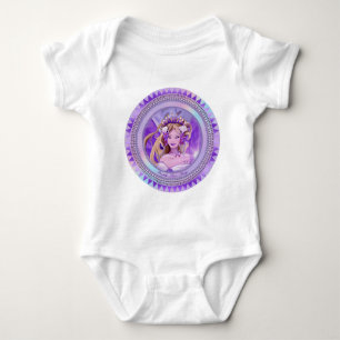 Lila Sun Fairy Baby Bodysuit Baby Strampler