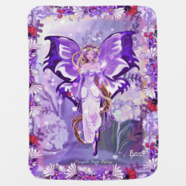Lila Sun Fairy Babydecke