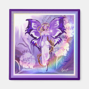 Lila Sun Fairy Magnet