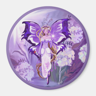 Lila Sun Fairy Magnet