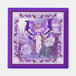 Lila Sun Fairy Magnet