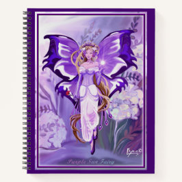 Lila Sun Fairy-Notebook Notizbuch