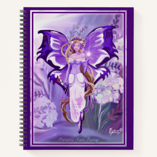 Lila Sun Fairy-Notebook Notizbuch