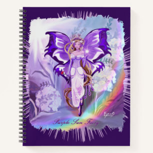 Lila Sun Fairy-Notebook Notizbuch