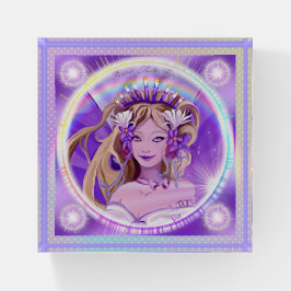 Lila Sun Fairy Paperweight Briefbeschwerer