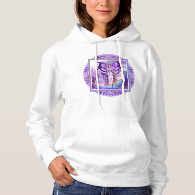 Lila Sun Fairy T - Shirt Hoodie (Vorderseite)