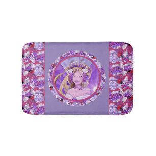 Lila Sun Fee Bath Mat Badematte