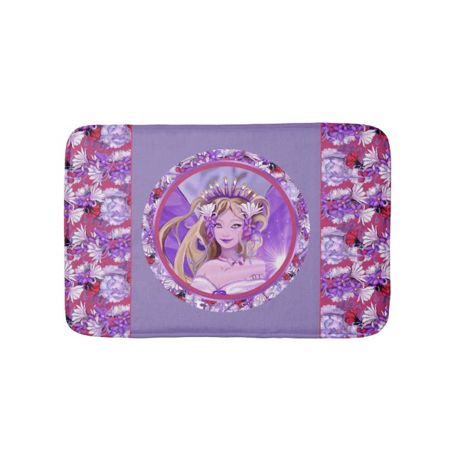 Lila Sun Fee Bath Mat Badematte (Vorderseite)