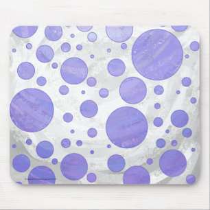 Lila Sun Polka Dot Mousepad