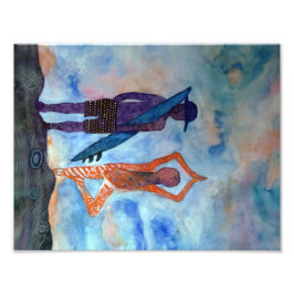 Lila Surf Orange Yoga Foto