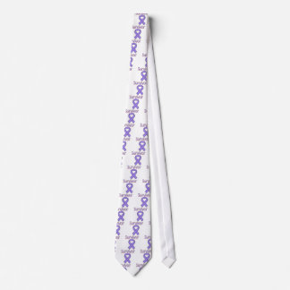 Lila Survivor Ribbon Krawatte