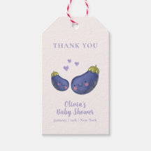 Lila Süße Kleine Herz Aubergine Baby Shower 