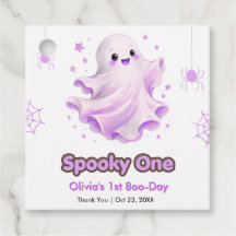 Lila süßer Geist SpookyOne Halloween 1. Geburtstag