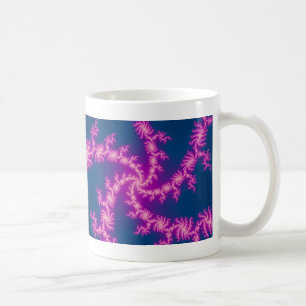 Lila Swirl - Fraktal Art Tasse