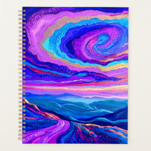 Lila Swirl Planer