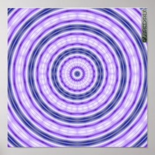 Lila Swirl-Poster Poster