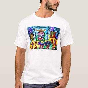 LILA T - SHIRT BUFFALO MAN