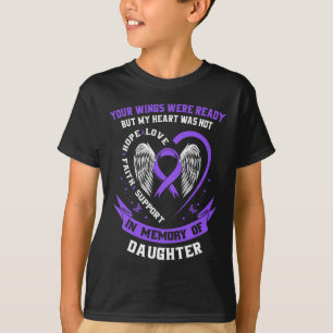 Lila Tageszeitpunkte für Überdosierung im Gedächtn T-Shirt