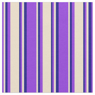Lila, tan und blaufarbige Linien Stoff