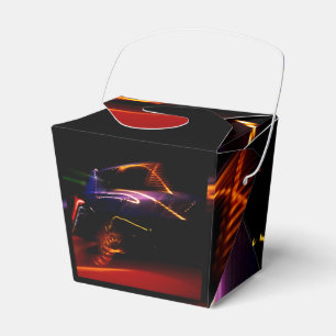 lila Tanzbox Geschenkschachtel