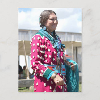 Lila Tänzer Postkarte