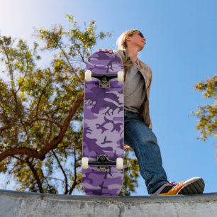 Lila Tarnmuster, Militär, Armee Skateboard