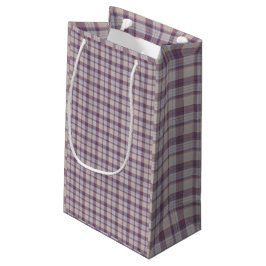 Lila Tartan Kleine Geschenktüte