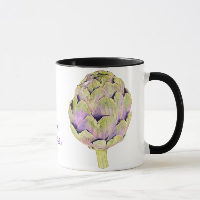 Lila Tasse (Rechts)