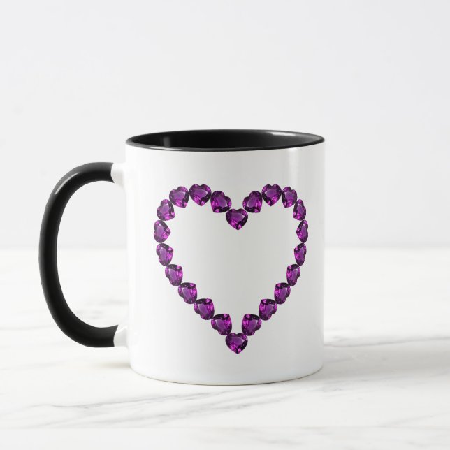 Lila Tasse (Links)