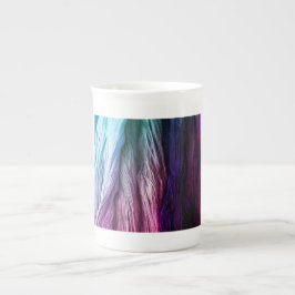 Lila Tasse des Kaffees
