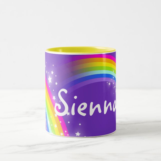 Lila Tasse des personalisierten (Mittel)