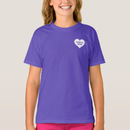 Lila Team-Shirt für den Farbkrieg T-Shirt