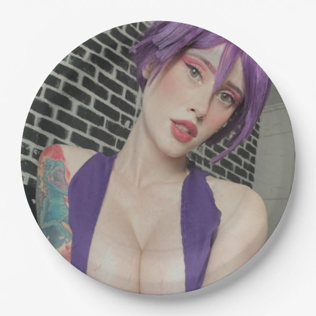 Lila Teller (Vorderseite)