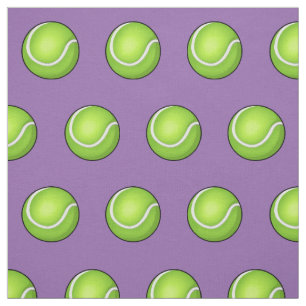 Lila Tennis-Ball Stoff