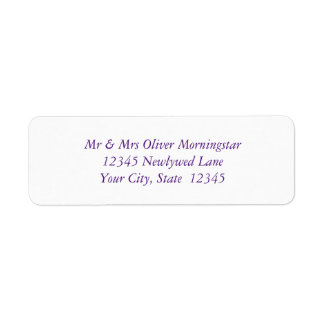 Lila Textekennzeichen