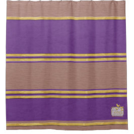 Lila Texturgoldduschvorhang Duschvorhang