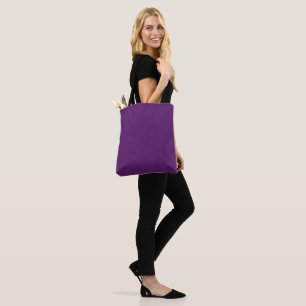 Lila texturierter Denim, Tasche