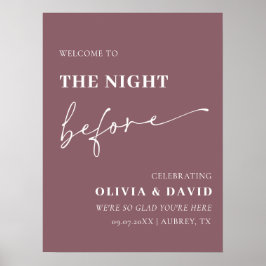 Lila The Night Before Probe Dinner Poster