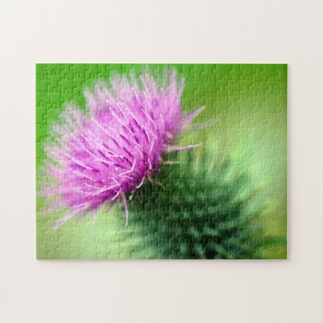 Lila Thistle Jigsaw-Puzzle Puzzle (Horizontal)