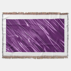 Lila Throw mit den zusammenpassenden Kissen Decke